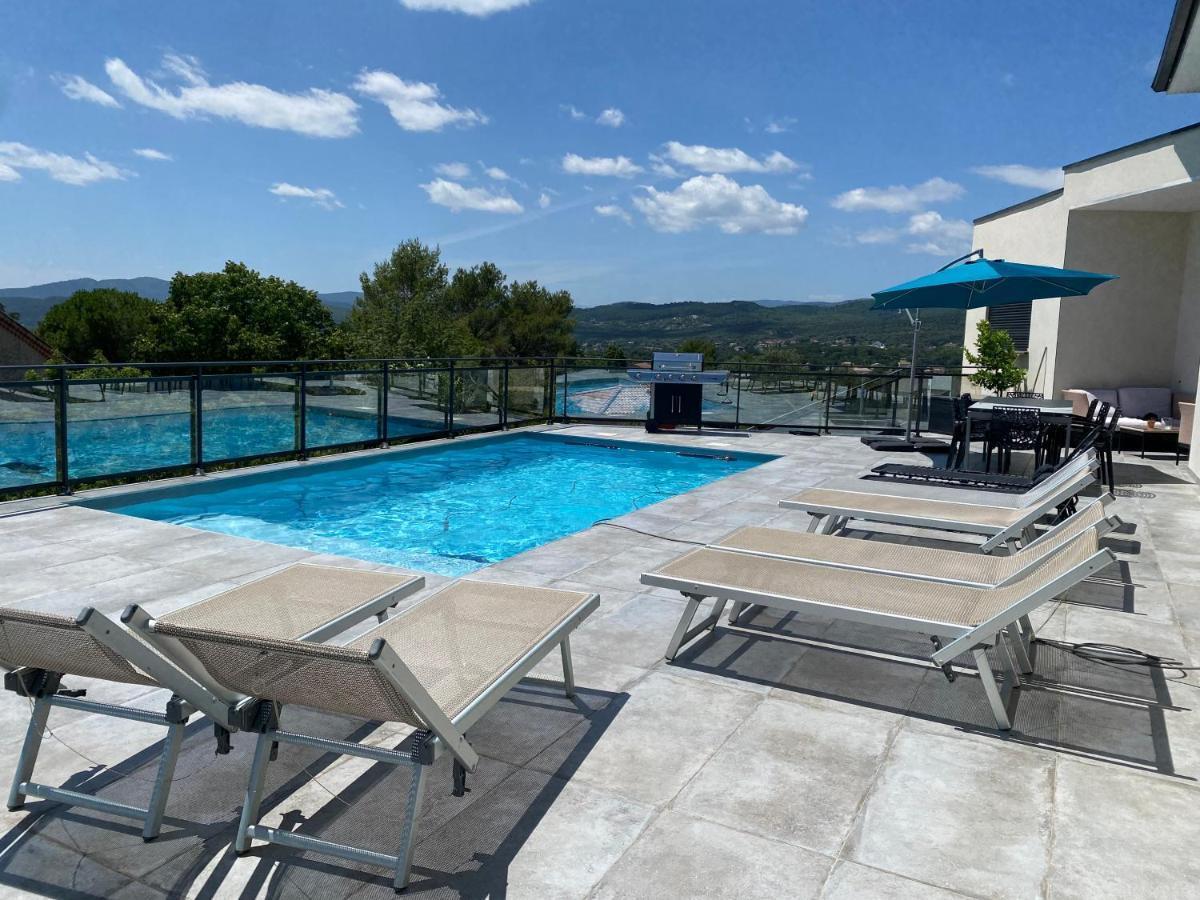 Villa Avec Vue Panoramique Sur Les Cevennes Saint Julien Les Rosiers Экстерьер фото